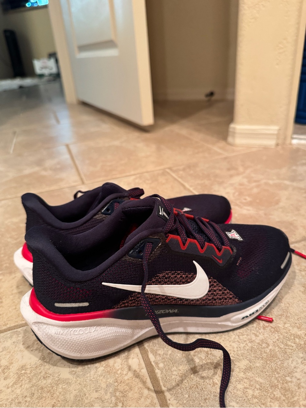 Nike AirZoom University of Arizona branded shoes